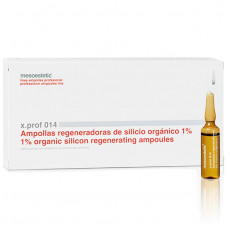 mesoestetic x.prof 014 organic silicon 1% ampoules silicon強效修復再生精華