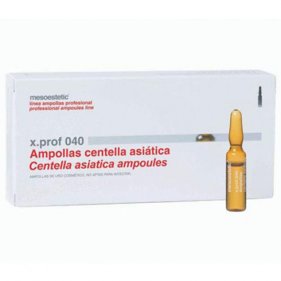 mesoestetic x.prof 040 centella asiatica ampoules 積雪草抗炎修復精華