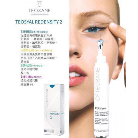 Teoxane R[II] EYES RHA® ADVANCED EYE CONTOUR 抗黑眼圈精華眼霜