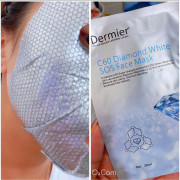 DERMIER C60 Diamond White Face Mask C60閃鑽急救面膜