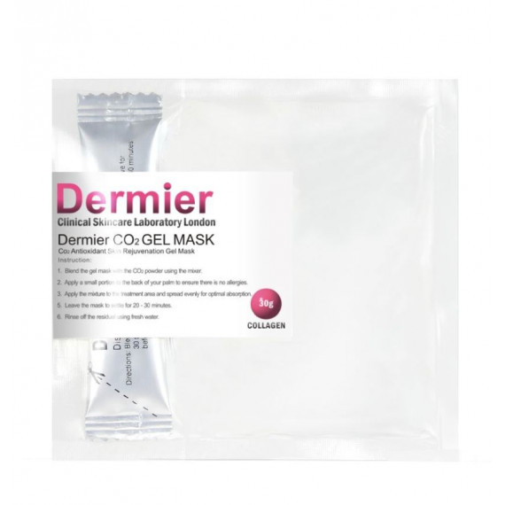 DERMIER Collagen Co2 Gel Mask 骨膠原彈性修復注氧面膜